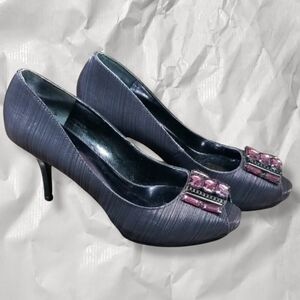 Nine West Women's Heels Size 7M Destynee Jewelled
